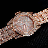 Women Quartz Watch Casual Ladies Watch Female Quartz Gold Watch Crystal Diamond For Women Clock