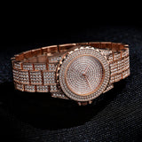 Women Quartz Watch Casual Ladies Watch Female Quartz Gold Watch Crystal Diamond For Women Clock