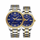 NIBOSI Unisex Lover's Watches Top Brand Luxury Men Watch And Watches Women Waterproof Quartz Wristwatch Lady Clock Crystal