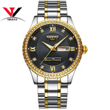 NIBOSI Unisex Lover's Watches Top Brand Luxury Men Watch And Watches Women Waterproof Quartz Wristwatch Lady Clock Crystal